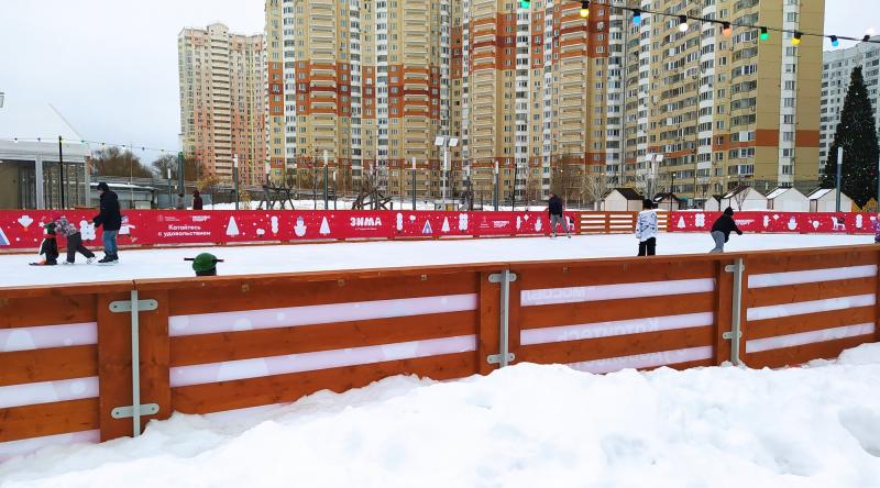Каток в Павшинской пойме