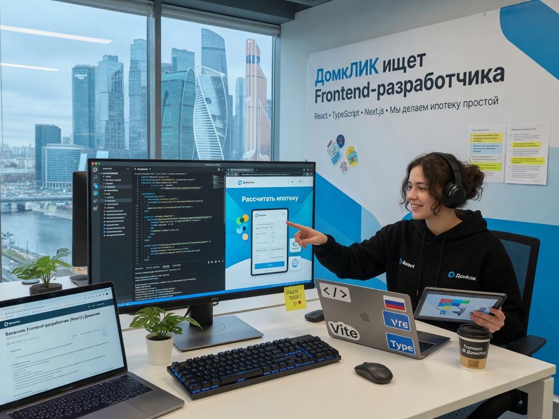 Вакансия Frontend-разработчика в Домклик