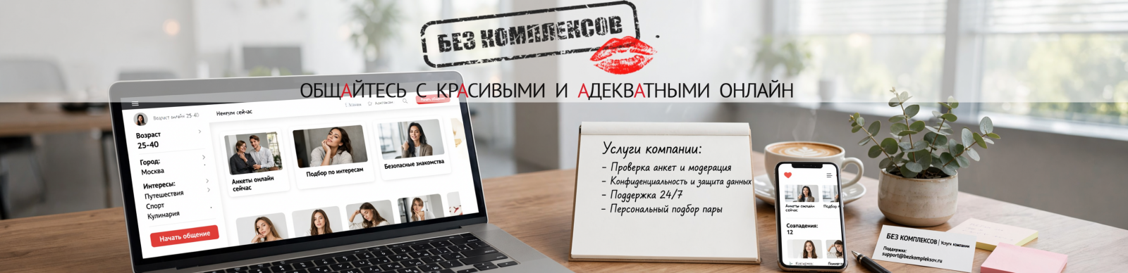 Услуги компании без комплексов