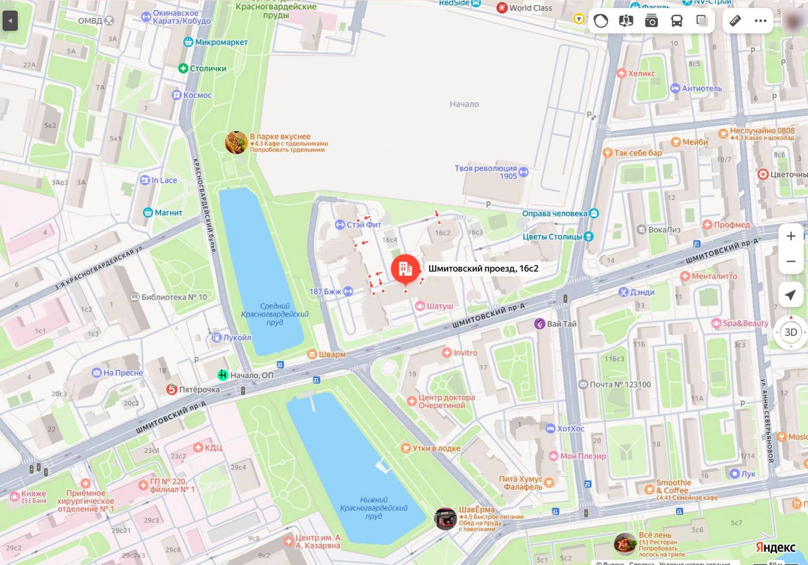 Клиника Телос Бьюти адрес на карте