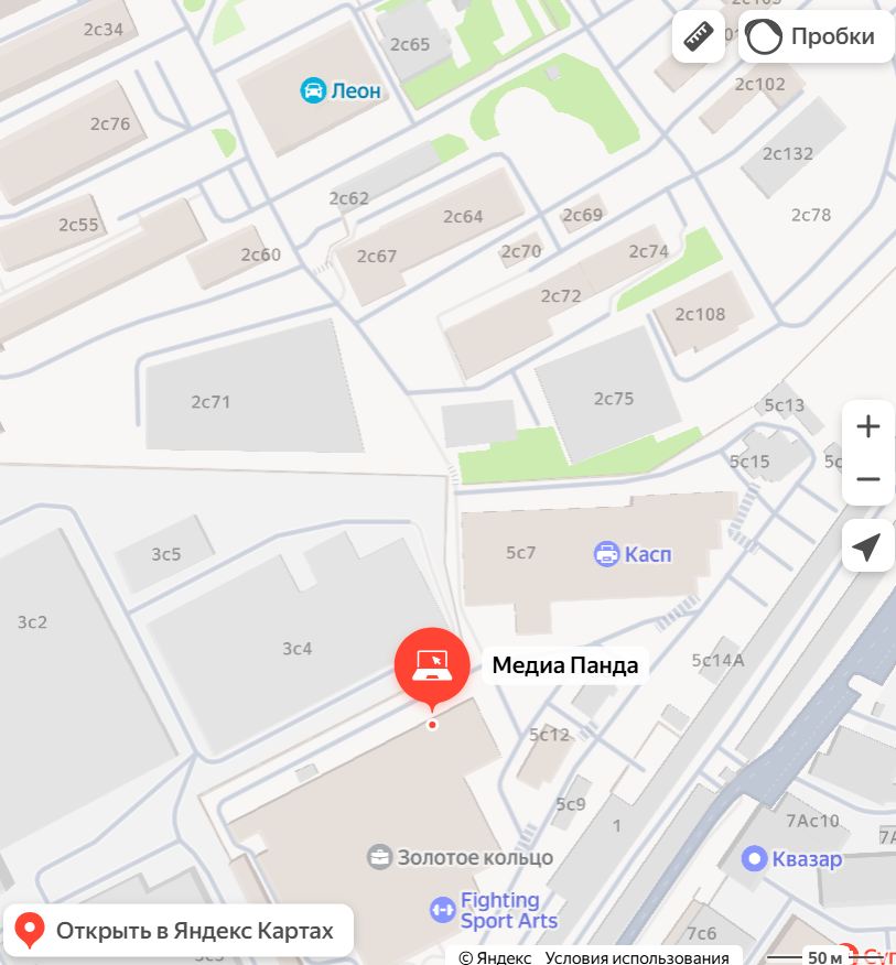 местоположение МЕДИА ПАНДА