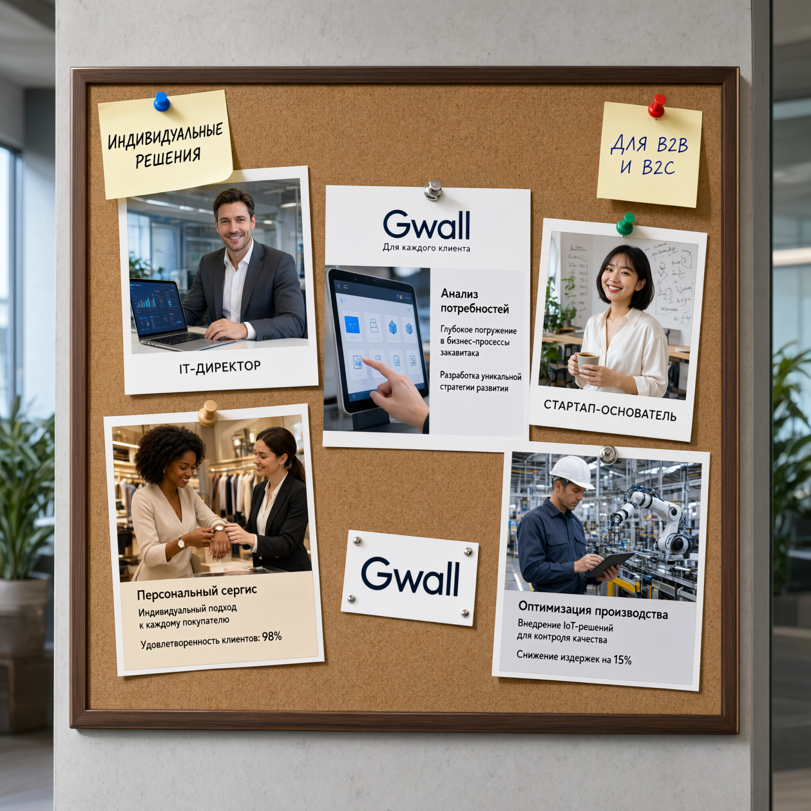  Индивидуальные решения для каждого клиента Gwall