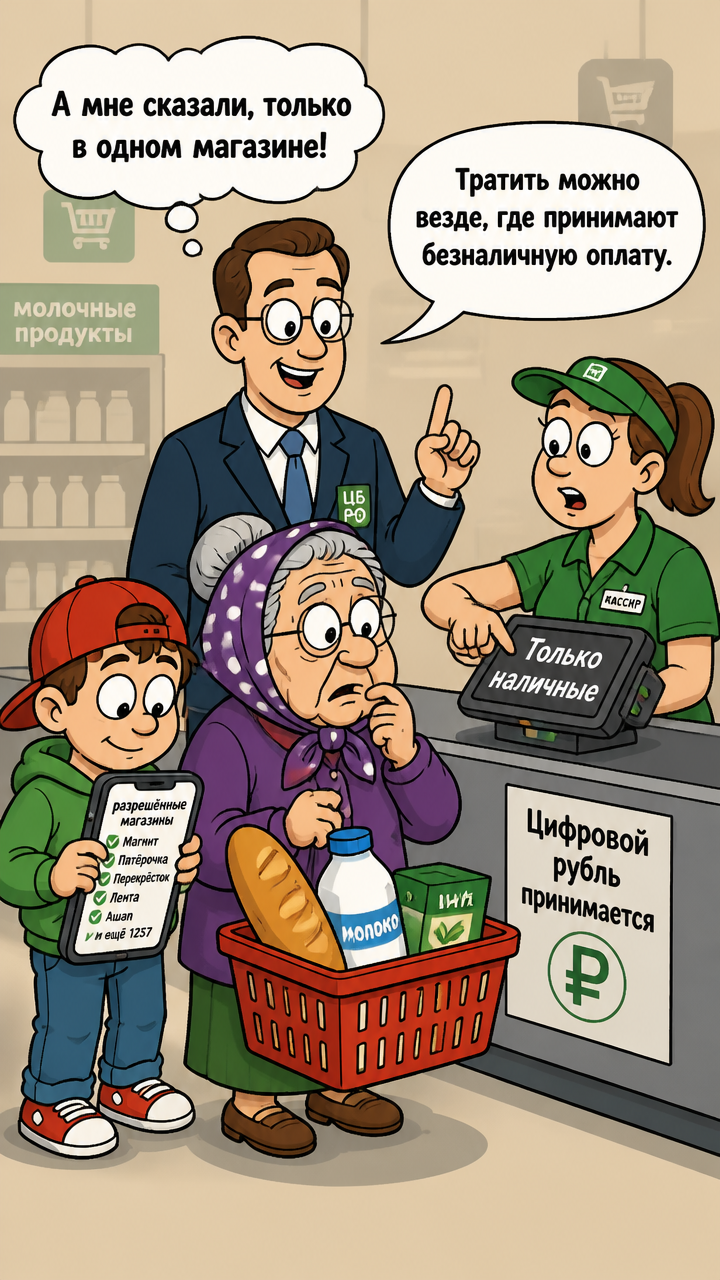 цифровой рубль - оплата