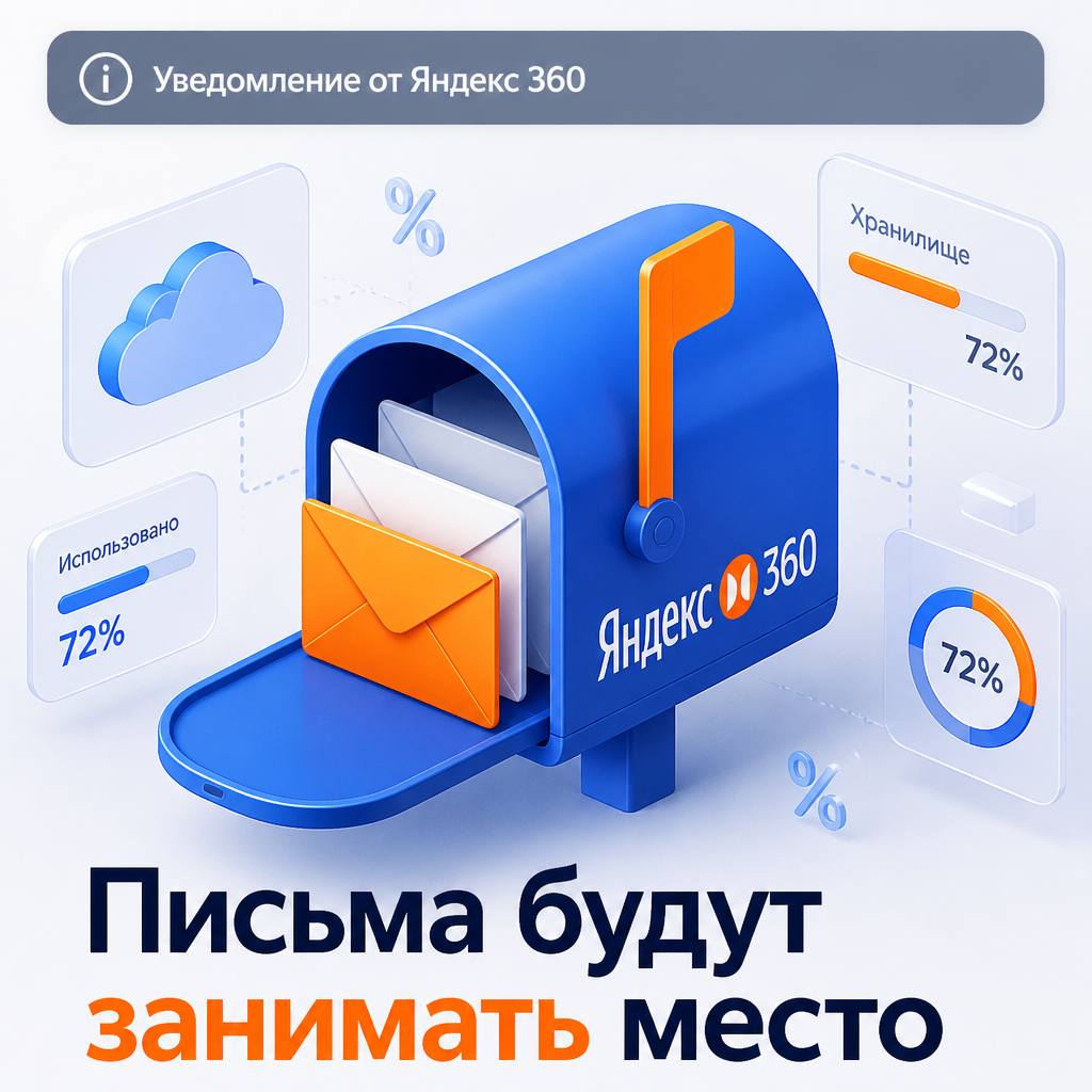 уведомление от Яндекса