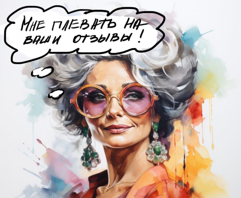 мне плевать на ваши отзывы